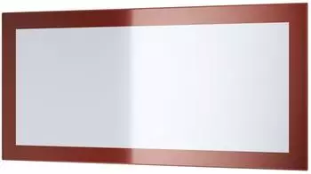 Vladon Lima V1 Wandspiegel rechteckig, bordeaux hochglanz (89x45cm)