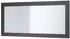Vladon Lima V1 Wandspiegel rechteckig, schwarz matt, 89x45cm