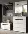 Inn.Furn Cooper Wandspiegel, grau, 80x73cm