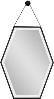 Sanotechnik Soho LED-Spiegel, eckig, 60x80cm, schwarz