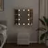 vidaXL Spiegelschrank mit LED, Artisan-Eiche, 70x16,5x60 cm (857004)