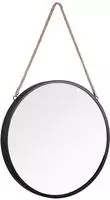 MIRRORS AND MORE Dekospiegel "Taira" Wandspiegel &Oslash; 40 cm, lackiertes Metall mit