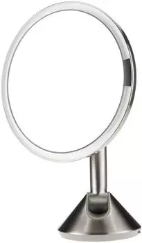 Simplehuman Sensorspiegel mit Wandhalterung Edelstahl 20cm (ST3003)