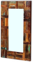 vidaXL Spiegel Altholz 80x50 cm