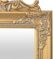 vidaXL Standspiegel im Barock-Stil 160x40 cm Golden