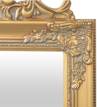 vidaXL Standspiegel Barock-Stil 160x40cm gold