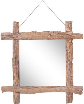 vidaXL Mirror Logs 70x70 cm