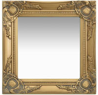 vidaXL Wandspiegel im Barock-Stil 40x40 cm Golden