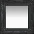 vidaXL Wall Mirror Baroque 40 x 40 cm Black