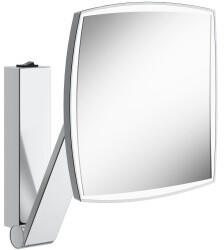 KEUCO iLook-move rechteckig 5-fach Vergrößerung + Wippschalter Wandmodell 20cm aluminium finish (17613179004)