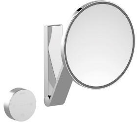 KEUCO iLook-move rund + 5-fach Vergrößerung UP-Kabelführung 21,2cm aluminium finish (17612179002)