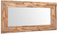vidaXL Dekorativer Spiegel Teak 120 x 60 cm Rechteckig