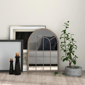 vidaXL Spiegel sandfarben 60x45cm Eisen Innenbereich (3093515)