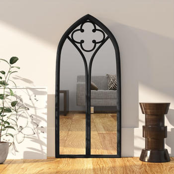 vidaXL Spiegel schwarz 70x30cm Eisen Innenbereich (3093522)