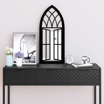 vidaXL Spiegel schwarz 70x30cm Eisen (3093534)