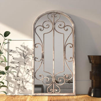 vidaXL Spiegel sandfarben 70x30cm Eisen Innenbereich (3093545)