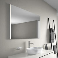 Duravit Lichtspiegel XSquare 120x80x3,3cm, 64 W, LED, chrom