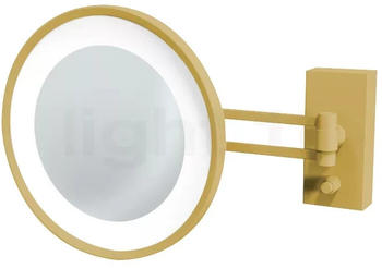 Decor Walther BS 36 Wandkosmetikspiegel LED gold matt (122182)