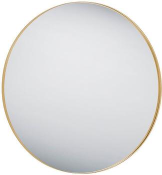 Mirrors and More Runder Wandspiegel Britney Metallrahmen Gold Ø80cm