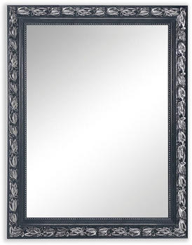 Mirrors and More Wandspiegel TANJA Holzrahmen Schwarz-Silber 55x70cm