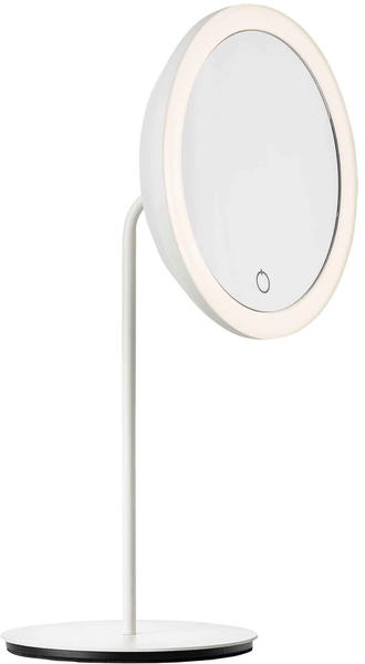 Zone Denmark Kosmetikspiegel mit 5-fach Vergrößerung und LED-Beleuchtung Ø 18 cm weiß