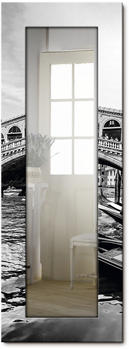 Art-Land Ganzkörperspiegel Canal Grande Rialtobrücke Venedig 50x140 cm