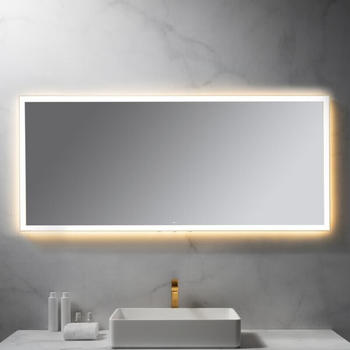 neoro n50 Metal Touch Lichtspiegel B: 160 cm mit umlaufender Beleuchtung, direkt + indirekt, BN0031MI