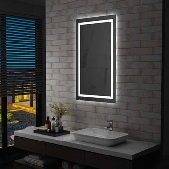 vidaXL Badezimmerspiegel mit LED und Touch-Sensor 60x100 cm