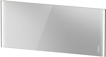 Duravit XViu Spiegel mit LED-Beleuchtung Icon Version 182x80cm schwarz matt/verspiegelt (XV70480B2B20000)