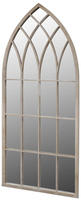 vidaXL Rustikaler Gartenspiegel Bogen 50&times;115 cm f&uuml;r Indoor und Outdoor