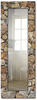 Dekospiegel ARTLAND "Braune Steinwand" Spiegel Gr. B/H/T: 50,4 cm x 140,4 cm x...