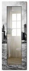 Art-Land Ganzkörperspiegel bedruckter Holzrahmen 50,4x140,4 cm schwarz
