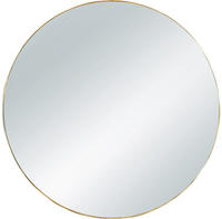 MIRRORS AND MORE Dekospiegel "Mila" Wandspiegel, rund, &Oslash; 50 cm, lackiertes Metall