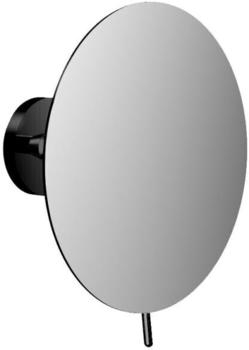 Emco Bad emco Round - Kosmetikspiegel 3-fach Vergrößerung ohne Beleuchtung schwarz / verspiegelt