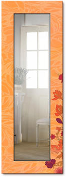 Art-Land Blumen orange Spiegel 50,4 cm x 140,4 cm x 1,6 cm, orange Landhaus (70465753-0)