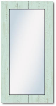 Art-Land Das Leben ist schön Spiegel 60,4 cm x 120,4 cm x 1,6 cm, grün Landhaus (69412649-0)