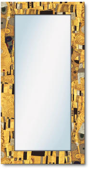 Art-Land Der Kuß Spiegel 60,4 cm x 120,4 cm x 1,6 cm, gelb Landhaus (44252162-0)
