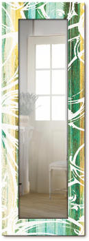 Art-Land Ornamente im modernen Stil Spiegel 50,4 cm x 140,4 cm x 1,6 cm, grün Landhaus (33396114-0)