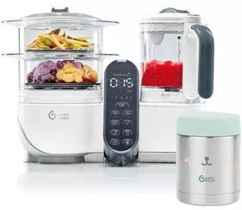 Babymoov Nutribaby Plus Pack with Stainless Steel Container