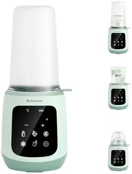KIKKABOO Caldo 4-in-1 Flaschenwärmer, Dampfsterilisator, mint (31304020016)