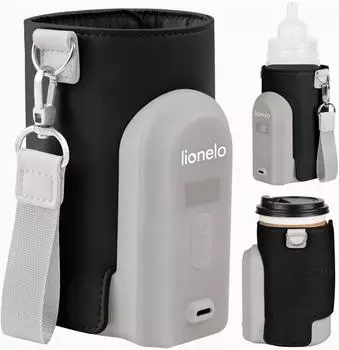 Lionelo Thermup Go Evo Babyflaschenwärmer USB-C, 4500mAh, schwarz