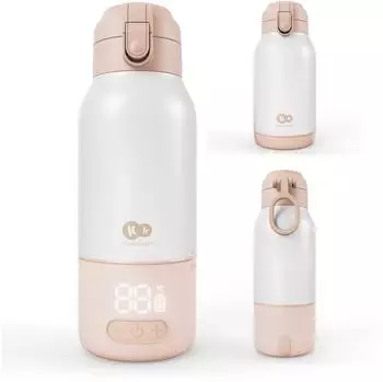 Kinderkraft GAJA Flaschenwärmer & Thermoskanne 2-in-1, 500ml, 37-55°C, beige