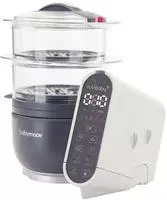 Babymoov A001124, Babymoov Babynahrungszubereiter und Sterilisator Nutribaby + grau