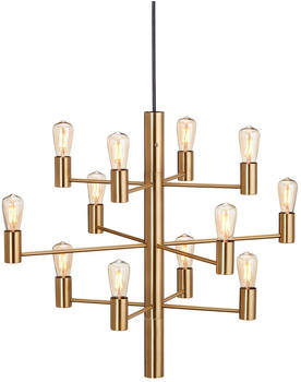 Herstal Manola 12 Kronleuchter Dimmbar LED Satin Brass/Satin Brass (HB166597123105)