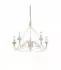 IDEAL LUX Corte Pendelleuchte 5-flammig E14 Ø640mm dimmbar Weiß Antik (005881)