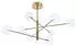 IDEAL LUX Equinoxe SP8 Pendelleuchte 8xG4 Bernstein/Nuanciert Glas IP20 (345420)