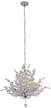 Licht-Erlebnisse Bouquet Kronleuchter Kristall, Chrom, Ø68cm, höhenverstellbar, 7x E14 (65077004-0)