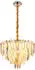 Globo ELINOR Kronleuchter K9 Kristall Metall goldfarben 60cm (DH 60x142)