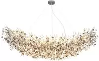 GLOBO LIGHTING H&auml;ngeleuchte "QUEENA" E14 1 Stk. Kristall Luster f&uuml;r Wohn- &