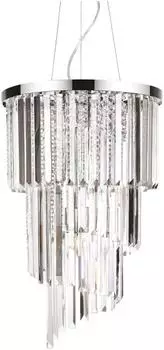 IDEAL LUX Carlton SP8 Pendelleuchte 8-flammig, chrom, E14 (117737)